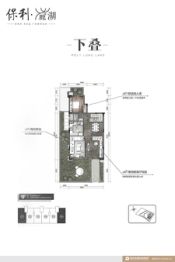 保利麓湖商铺4室2厅1厨3卫建面125.00㎡